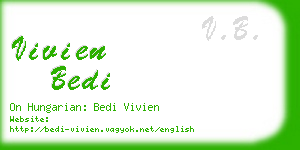 vivien bedi business card